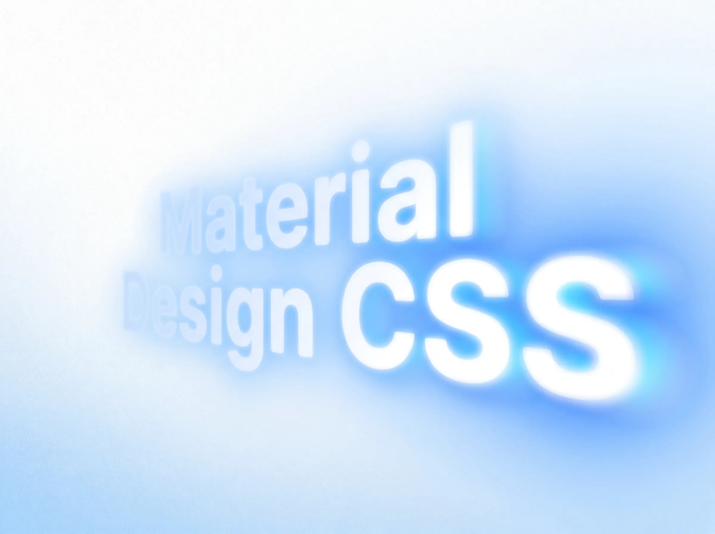 Glowing style braces for the Material Design CSS token package